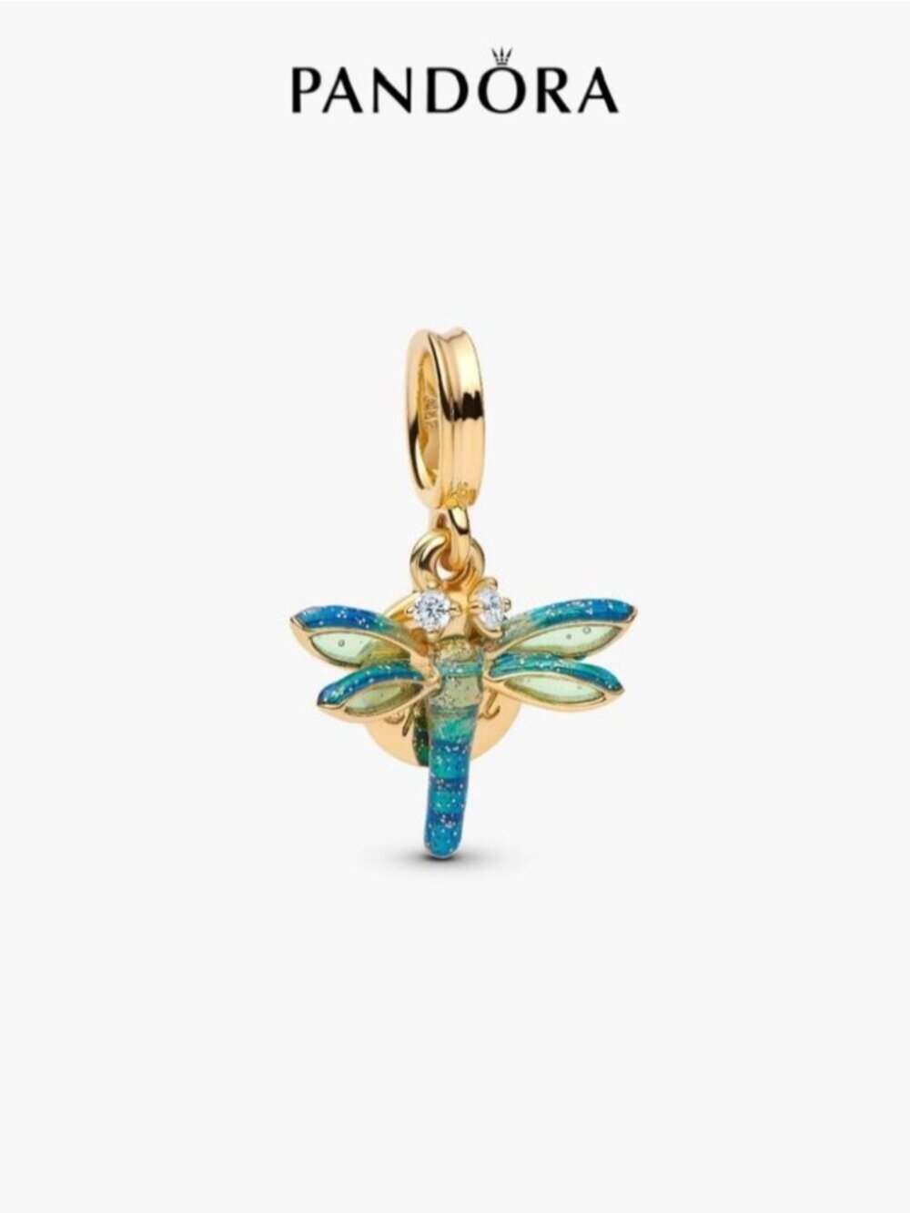 Pandora Dragonfly Double Dangle Charm